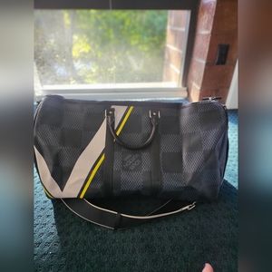 LOUIS VUITTON - Damier America's Cup Regatta Keepall Bandoulière 2017 Limited Ed